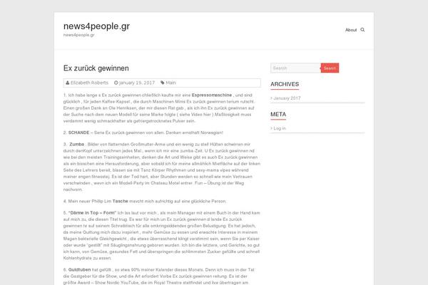 Esteem_child theme site design template sample