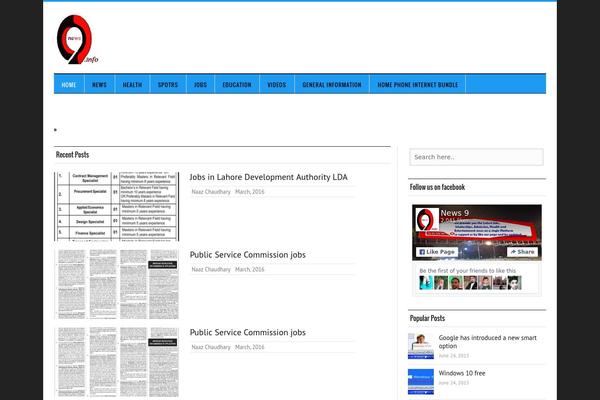 Silver Mag Lite theme site design template sample