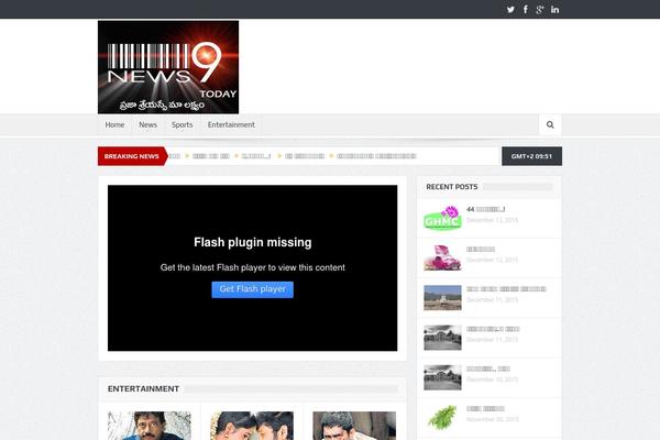 Goodnews 5.5 theme site design template sample