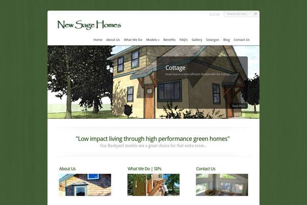 Chameleon theme site design template sample