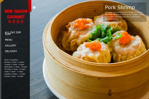 newsaigongourmet.com site used Pluto
