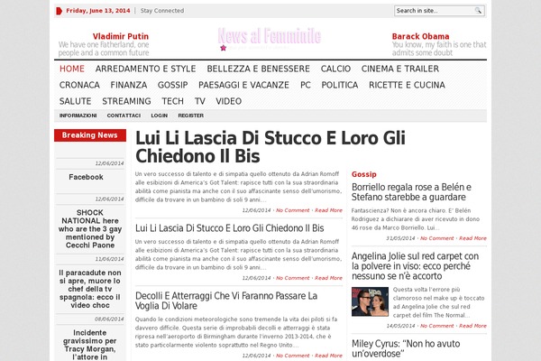 WP Newspaper theme site design template sample