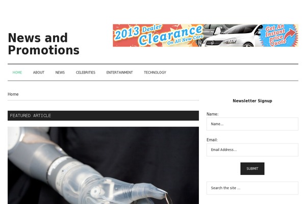 Site using Genesis Responsive Slider plugin