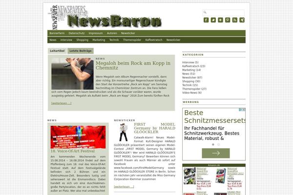 Branfordmagazine Pro theme site design template sample