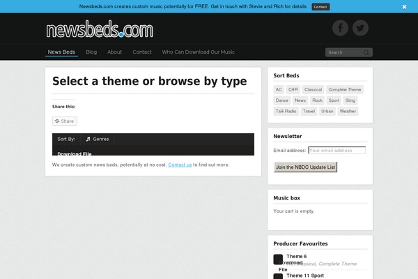 Musicmaker theme site design template sample