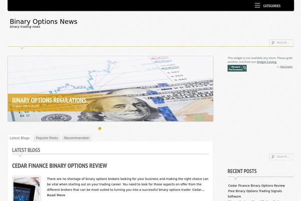 Supernova theme site design template sample