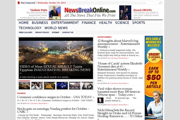 Advanced Newspaper theme site design template sample