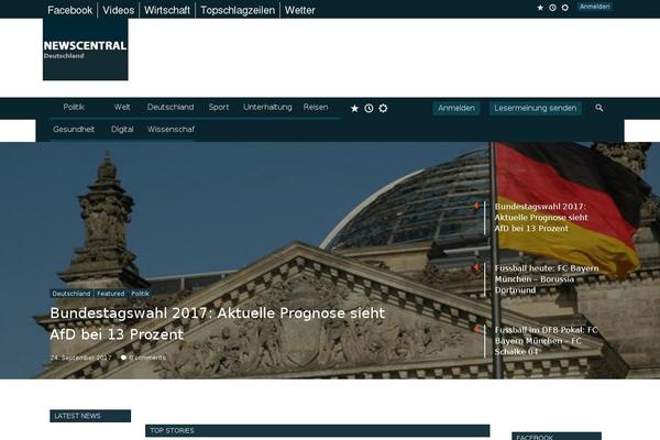 newscentral.de site used Gdn-theme