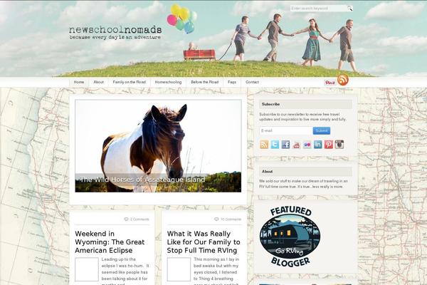 Fresh News theme site design template sample