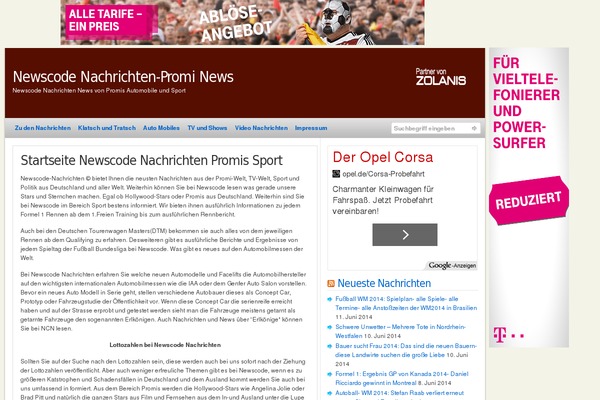 Newsmag Child theme site design template sample