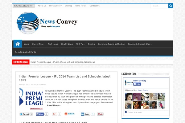 newsconvey.com site used Reganto
