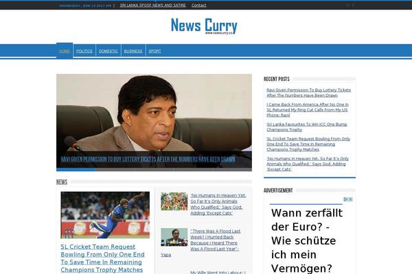 Site using Ditty News Ticker plugin