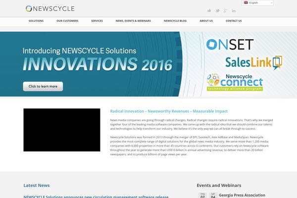 Circles theme site design template sample