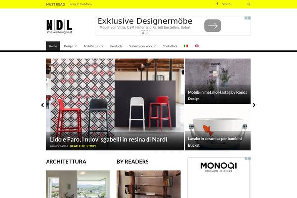 Flow theme site design template sample