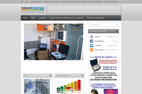newsenergia.com site used Primewp-pro