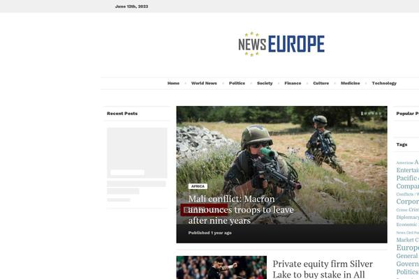 newseurope.info site used Times