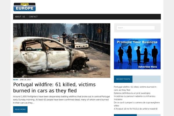 MH Newsdesk lite theme site design template sample