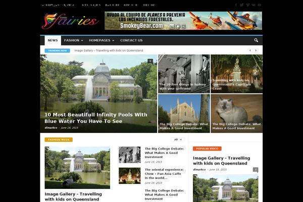 NewsMag theme site design template sample