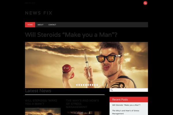The Newswire theme site design template sample