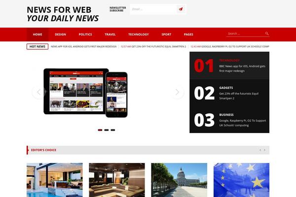 Novelty theme site design template sample