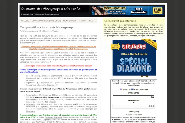 Site using Enhanced Links plugin