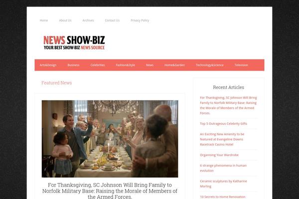 Lifestyle Pro theme site design template sample