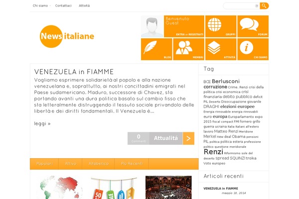 OneCommunity theme site design template sample