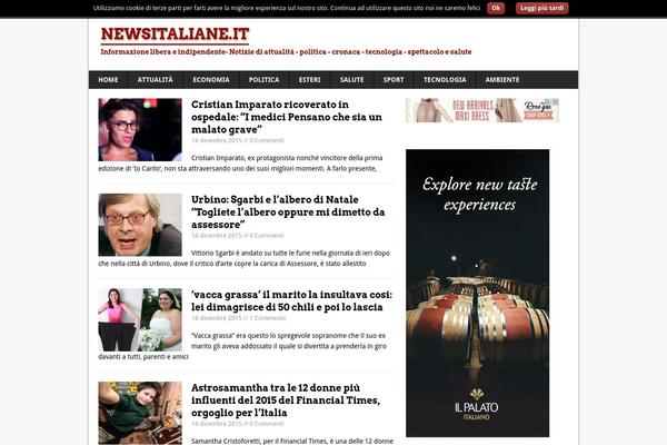 Blogus theme site design template sample
