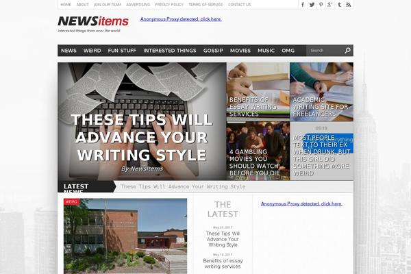 Hot Topix theme site design template sample