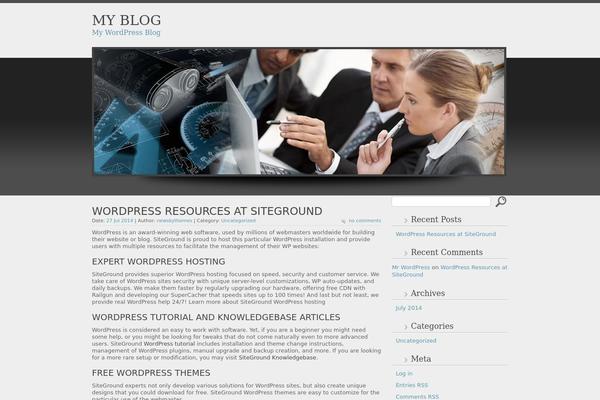 Business theme site design template sample