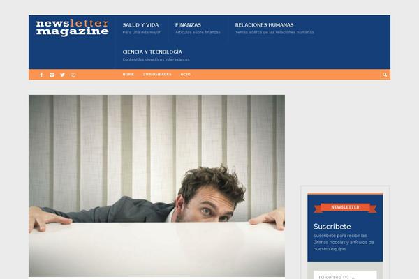 Truemag theme site design template sample