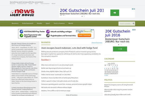 Gadgetine theme site design template sample