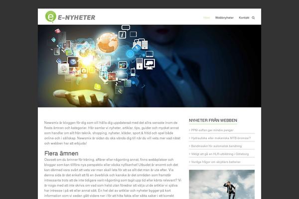 Esteem theme site design template sample