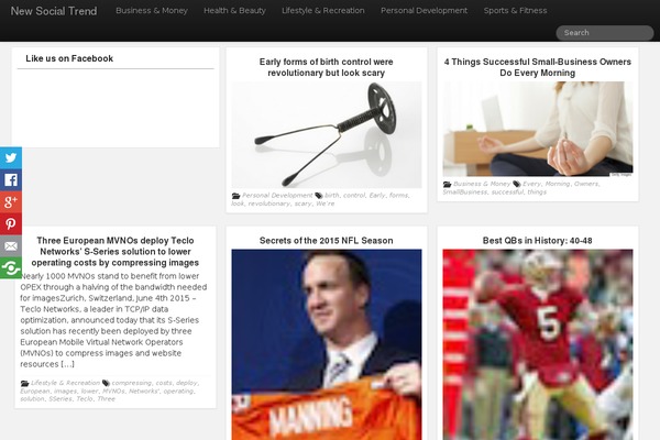 Curation-news theme site design template sample