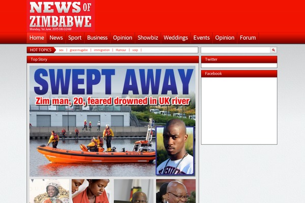 newsofzimbabwe.com site used Newzimbabwe