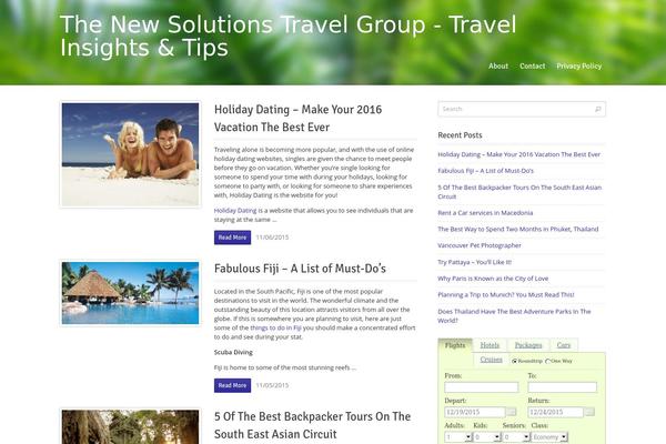 Midway theme site design template sample