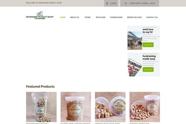 newsomspeanutshop.com site used Organics-child