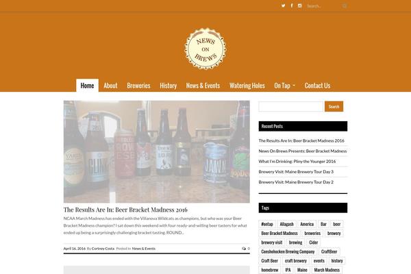 Rigel theme site design template sample
