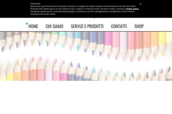 Typo theme site design template sample