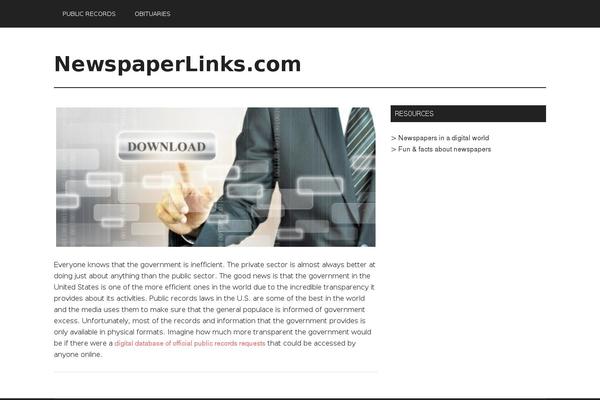 Magazine Pro theme site design template sample