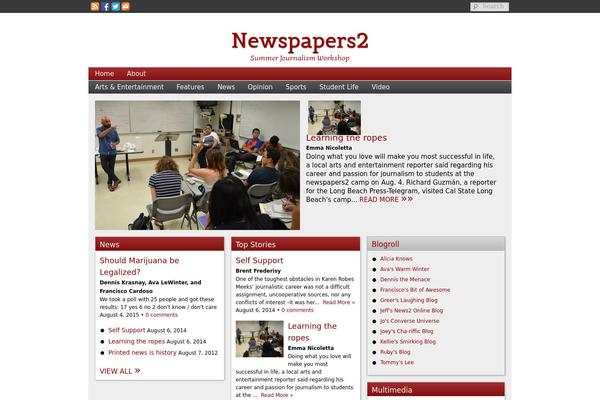 Sno Flex theme site design template sample