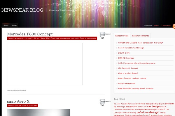 newspeakblog.com site used Width Smasher
