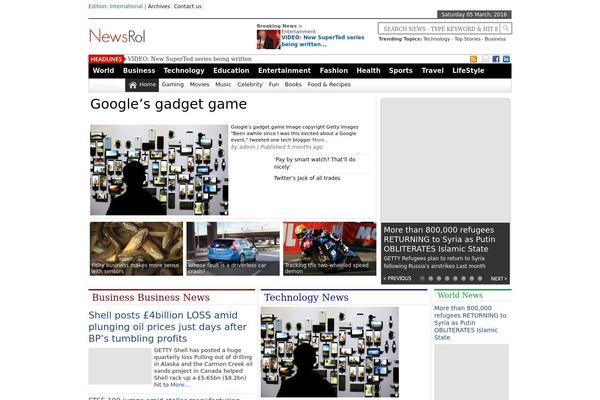 Newstimes v1.1 theme site design template sample