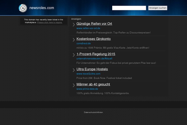 Metro theme site design template sample