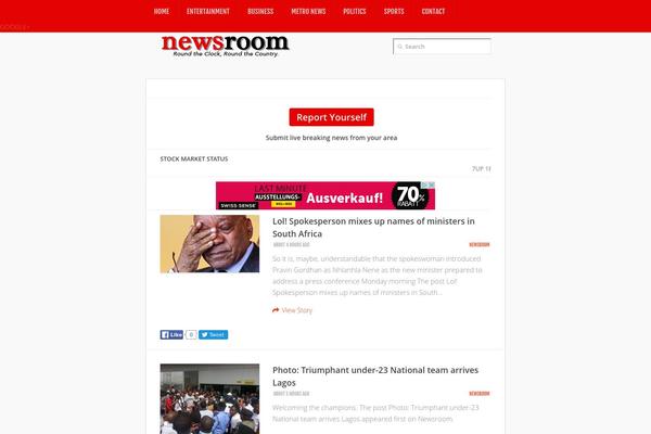 Site using 24liveblog plugin