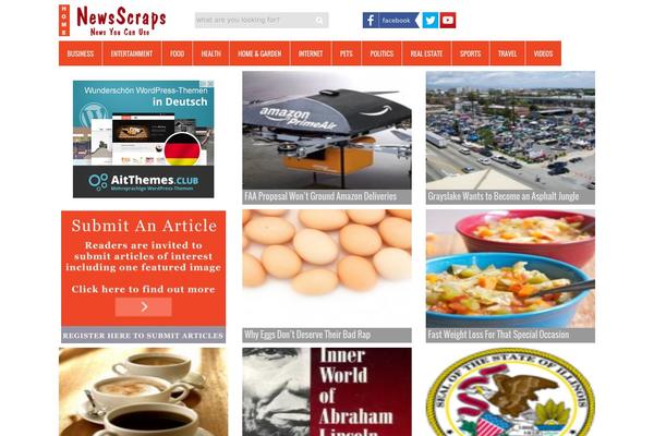Viralnova theme site design template sample