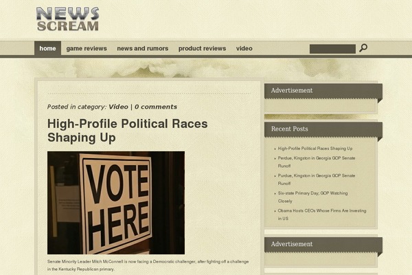 Bold theme site design template sample