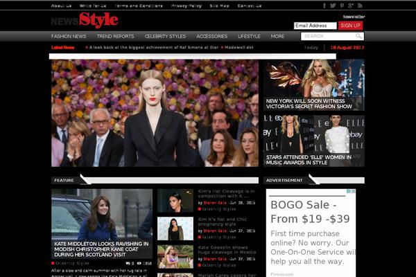 Observer theme site design template sample