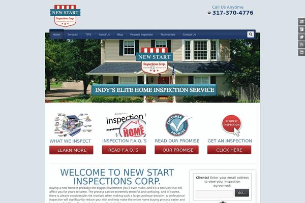 Studium theme site design template sample