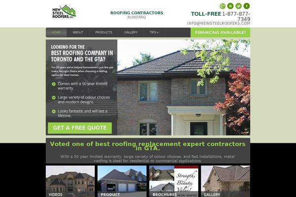 Site using Image horizontal reel scroll slideshow plugin